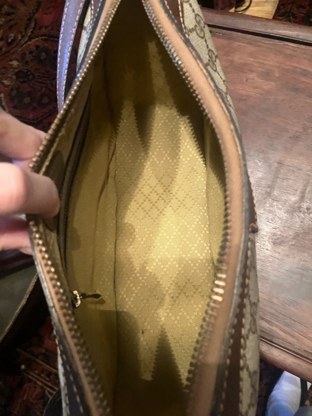 Gucci Vintage supreme monogram half moon shoulder bag - Picture 5 of 10